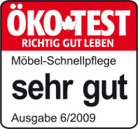 M&ouml;bel Schnellpflege &Ouml;ko Test "Sehr gut"